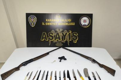 Karaman’da aranan 11 kişi tutuklandı