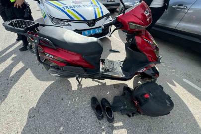 Karaman’da otomobil ile elektrikli bisiklet çarpıştı: 2 yaralı