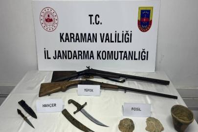 Karaman’da tarihi eser operasyonu: 6 tutuklama