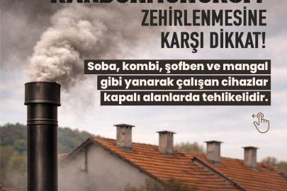 Karbonmonoksit zehirlenmelerine dikkat