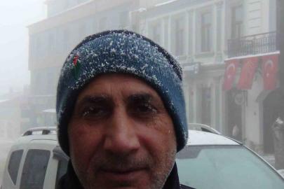 Kars’ın soğuğu kirpik dondurdu