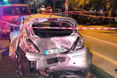 Kartal’da aşırı hız faciaya neden oldu: 2 ağır yaralı