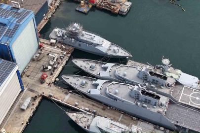 Katar için üretilen hücumbotları suya indirildi