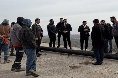 Kaymakam Memiş, su projesi alanını inceledi