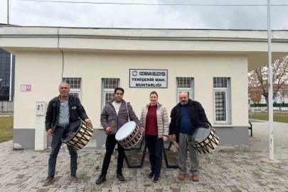 Kayseri’de davulcular Ramazan’a hazır