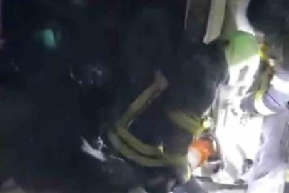 Kayseri’de hafif ticari araç şarampole yuvarlandı: 4 yaralı