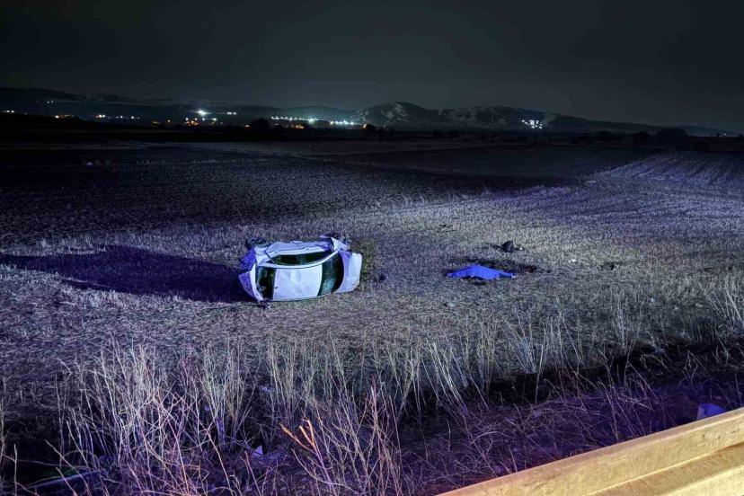 Kayseri’de otomobil şarampole yuvarlandı: 1 ölü, 1’i ağır 4 yaralı