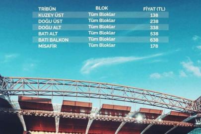Kayserispor-Kocaelispor maçının bilet fiyatları belli oldu