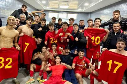 Kayserispor U19 PAF takımı geriden gelerek kazandı
