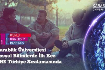 KBÜ, THE 2026’da sosyal bilimlerde Türkiye listesinde yer aldı