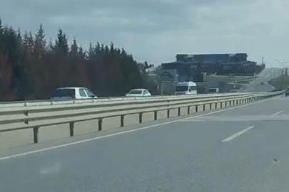 Kilometrelerce ters yönde ilerledi, faciaya ramak kaldı