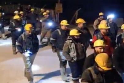 Kınık’ta maden işçileri eylemde