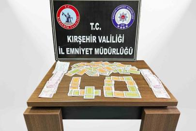 Kırşehir’de kumar operasyonu: 5 kişiye 58 bin TL ceza
