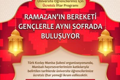 Kızılay’dan üniversitelilere ramazan sofrası