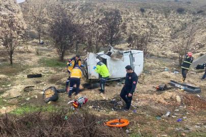 Kontrolden çıkarak şarampole uçan otomobilin sürücüsü hayatını kaybetti