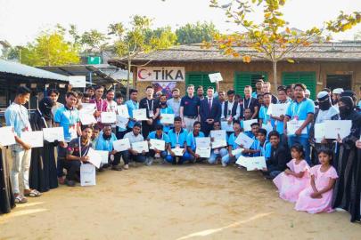 Konya Büyükşehir ve TİKA’dan Arakanlı mültecilere afet eğitimi