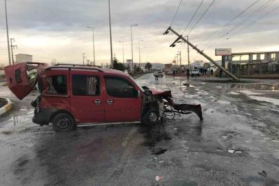 Konya’da tır ile kamyonet çarpıştı: 1 yaralı