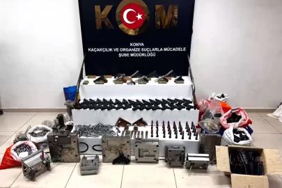 Konya’da yasa dışı silah operasyonu