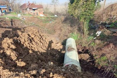 Köylerde alt yapı çalışmaları sürüyor