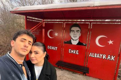 Ladik’te anlamlı çalışma: Şehidin ismi durağa kazındı