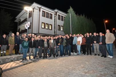 Mahalleliden Başkan Hamamcı’ya teşekkür ziyareti