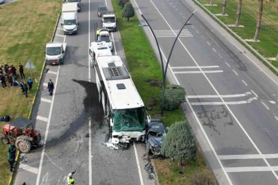 Manisa’da 3 araçlı zincirleme kaza: 5 yaralı