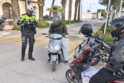 Manisa’da 54 motosiklet trafikten men edildi
