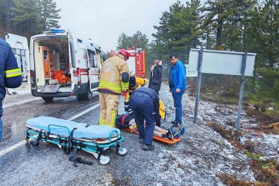 Manisa’da trafik kazası: 2 yaralı