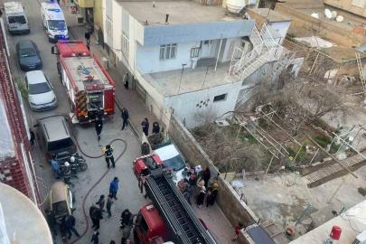 Mardin’de apartman dairesinde çıkan yangın söndürüldü