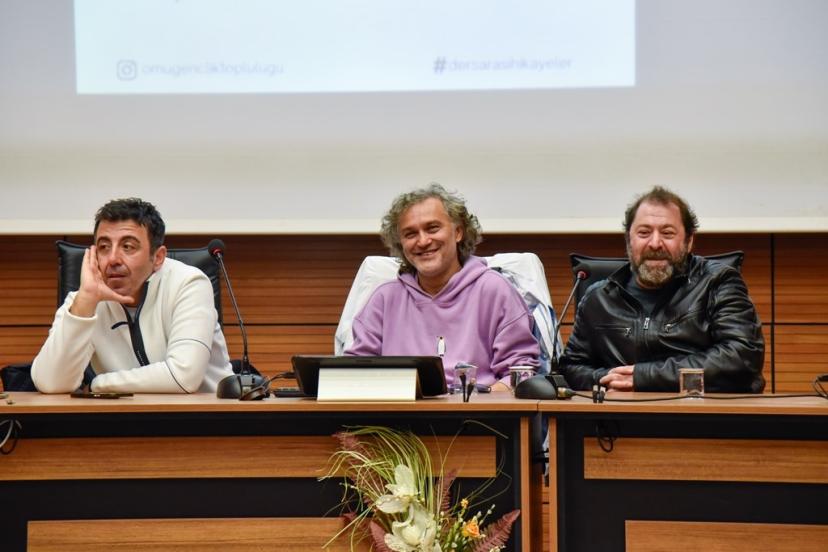 Meçhul Paşa oyuncuları OMÜ’de öğrencilerle buluştu