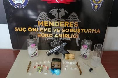 Menderes’te uyuşturucu operasyonu