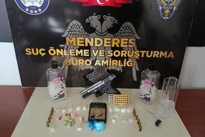 Menderes’te uyuşturucu operasyonu