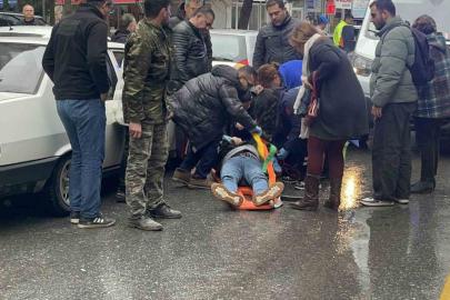 Menteşe’de otomobil yaya çarptı: 1 yaralı