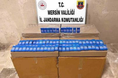 Mersin’de 10 bin 500 paket kaçak sigara ele geçirildi