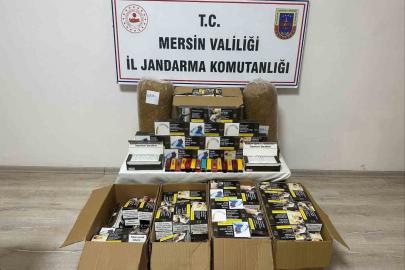 Mersin’de kaçak makaron operasyonu: 2 gözaltı