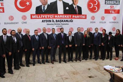 MHP Aydın’da yeni yönetim tanıtıldı