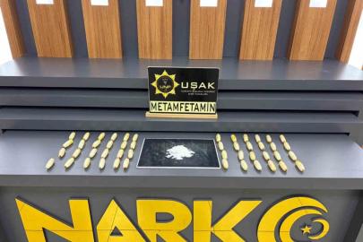 Midelerinden 1 kilo 70 gram metamfetamin çıktı