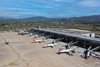 Milas-Bodrum havalimanı Ocak ayında 180 bin 763 yolcuya hizmet verdi