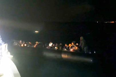 Milas’ta 3’ü çocuk 37 düzensiz göçmen yakalandı