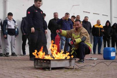 Minikler acil durum ve müdahale yöntemlerini öğrendi