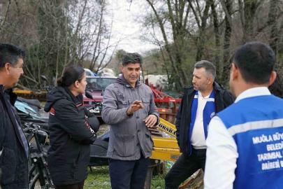 Muğla Büyükşehir’den Köyceğiz’de sel sonrası üreticiye destek