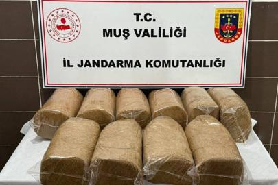Muş’ta 50 kilo kaçak tütün ele geçirildi