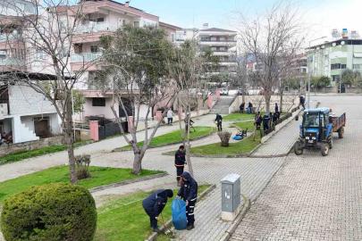 Nazilli’de parklar bahara hazırlanıyor