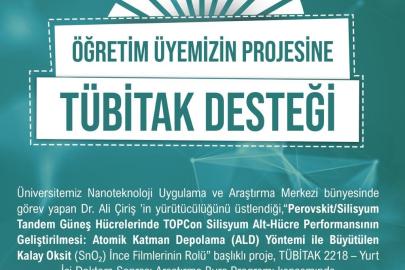 Niğde Ömer Halisdemir Üniversitesi TÜBİTAK desteği aldı