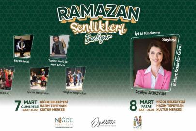 Niğde’de Ramazan coşkusu başladı