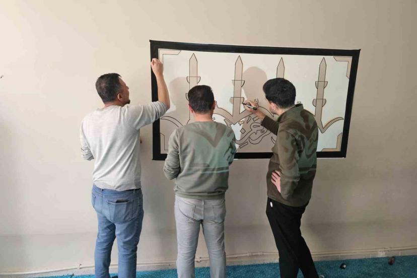 Okul mescitleri Ramazan’a uygun şekilde tezyin edildi