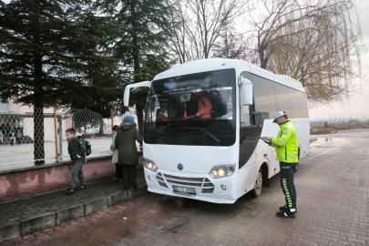 Okul servis araçlarına yönelik denetim