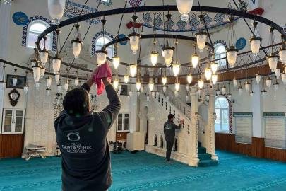 Ordu’da camilerde Ramazan temizliği