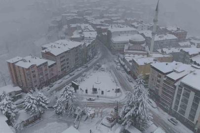 Ordu’nun yükseklerinde kar yağışı