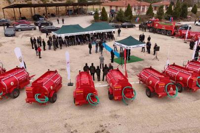 Orman köylerine 20 yeni tanker, yanan sahalara da tohumlama